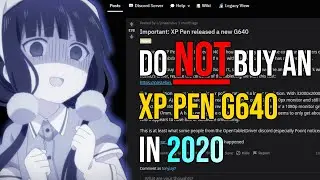 osu! НЕ покупайте XP-PEN G640 в 2020 году! (Рекомендуются недорогие и хорошие планшеты в описании)
