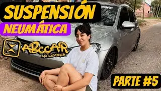 Instalando desde 0 suspensión neumatica vw golf de mi hermana. [PARTE5] ABCCAR