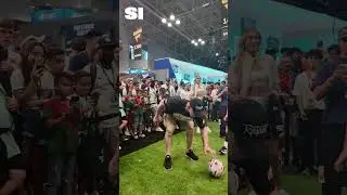 John Cena Shows Off Soccer Skills at Fanatics Fest 😂 | Sports Illustrated