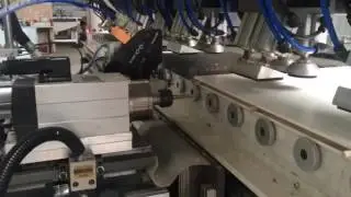 CNC Point-to Point Drilling, Gluing, Dowel Insertion and Dado Machine