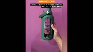 1L Borosilicate Glass ,Leak-proof |Anti-slip#GlassBottle #TheBetterHome#amazon #SustainableLiving