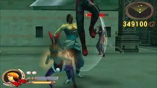 GOD HAND DESTINY HARD KMS STAGE 8-1 DEATH SUDDER OLIVIA GAMEPLAY