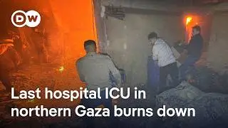 Gazan doctors report Israeli attack destroys hospital intensive care unit | DW News