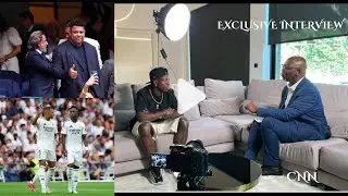 Vini's Exclusive Interview With CNN | Ballon D'or Aspirations And More | InsideRMCF #cnn #vinijr