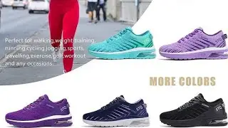 STQ Women's Running Shoes Breathable Air Cushion Sneakers | Beautiful shoes