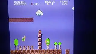 1985 Nintendo NES Super Mario Bros world 8-1 Saturday January 17th 2026