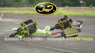 Scorpion A-4225-500kv + A-4225 PNP COMBO {Official Promo Video}