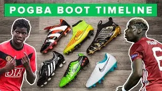 POGBA BOOT HISTORY 2009 - 2017 | ALL PAUL POGBAS FOOTBALL BOOTS