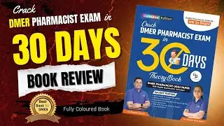 DMER Pharmacist Exam 2025 | Crack in 30 Days | Best DMER Theory Book Review for Preparation