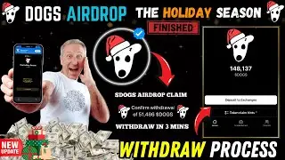 Dogs Session 2 Withdrawl Started 😍 Dogs wallet Connect  🤑 | Dogs Season 2 Ended | dogs airdrop claim