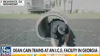 Not So Superman: Dean Cain trains at ICE Facility in Georgia.