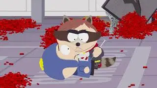 South Park The Fractured But Whole Saving Super Craig from the lava
