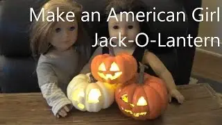 Make An American Girl Jack-o-Lantern