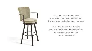 Amisco | Cardin Swivel Stool &ndash; Tabouret pivotant Cardin 41430