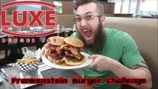 Luxe Burger Bar Frankenstein Burger Challenge