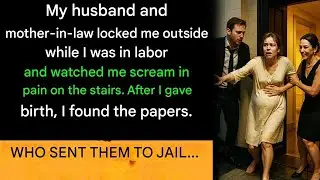 MY HUSBAND AND MOTHER -IN -LAW LOCKED ME DURING THE BIRTH ... BUT THE DOCUMENTS THAT I FOUND AFTER,