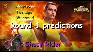MCOC Negasonic Teenage Warhead arena predictions | MCOC Ghost Rider arena predictions | round 1