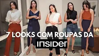 7 LOOKS COM ROUPAS DA INSIDER | Looks minimalistas