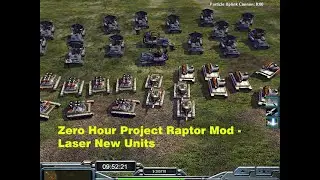 General Zero Hour Project Raptor Mod - USA Laser New Units