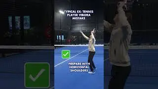 Ex-Tennis player Vibora mistake! #padel #padeltips #padelvibora #vibora
