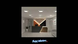 Modern Reception Area Design for Hotel and Office&hearts;️ #youtubeshorts#shorts#viral #subscribe #ytshorts