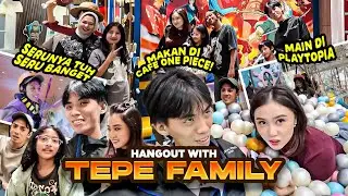 MAKAN DI CAFE ONE PIECE, MAIN DI PLAYTOPIA WITH TEPE FAMILY @TeguhPrakoso27 - VLOG