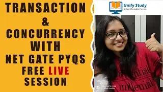 Transaction and Concurrency with UGC NET GATE PYQs |Free Live Class | DBMS - Day 12
