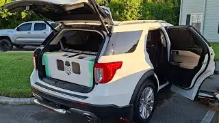 @KICKERAudio Dual SoloX 8&rdquo; MBEnclosures Plexiglass 2020 Ford Explorer.Ronald Jennings Box!! 