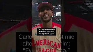 The former Houston Astros shortstop Carlos Correa is used to the reaction #shorts