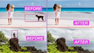 How to remove any object from picture using content aware in Adobe Photoshop #UbaidulTech