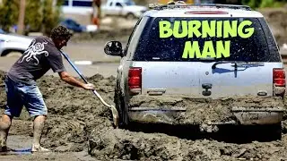 Burning Man Festival! PEOPLE ESCAPING!