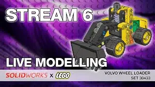 SolidWorks LIVE: Modelling LEGO Volvo Wheel Loader ep6 ASSEMBLY TIME!