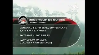 2008 Tour De Suisse Stage 2 with Phil Liggett and Paul Sherwen