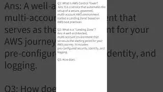 AWS control tower #aws #awscertifications #controltower #learnaws #cloudcomputing #creatingforindia