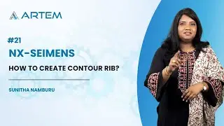How to create Contour Rib?- Nx Siemens -#21