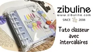 Tuto classeur de note avec intercalaires nouveautés rentrée DT zibuline