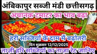 टमाटर का भाव बढ़ा अंबिकापुर सब्जी मंडी|Ambikapur sabji mandi#surajpur#bajar#sabji#ambikapur