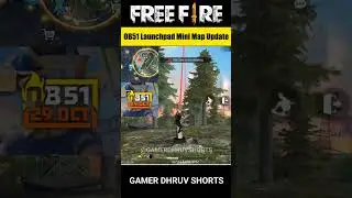 Free Fire OB51 Update Launchpad New Landing Position in MiniMap 🫣 | #freefire #shorts