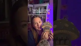 ASMR | New Bookish Items for My Bookshelf 📖✨ Tapping & scratching #asmr #bookasmr #booktube #shorts