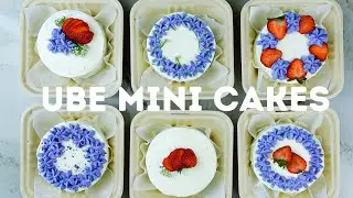 How to Make Ube Luncbox Cakes