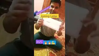 nvs non teaching post JSA joining letter 🔥#nvs #ssccgl #railway #success #hardwork #kvs#rrbntpc #ias