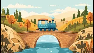 The Little Train That Crossed Every Bridge | Kids Story