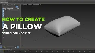 How to Model a Pillow in 3ds Max With Cloth Modifier Tutorial | CADCIM Technologies