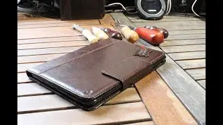 Genuine Leather case for apple iPad mini 5 6 vintage Credit Card Slots Magnetic handmade luxury Slim