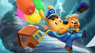Tornado Besar | Kepala Polisi Labrador | Kartun Anak | Animasi Anak | BabyBus Bahasa Indonesia