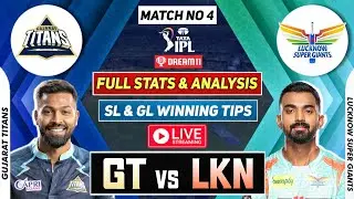 🔴 IPL 2022 Live GT vs LKN Dream11 Prediction GT vs LKN Dream 11 Team of Today Match Live IPL 2022