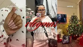 VLOGMAS WEEK 4!! WRAPPING GIFTS | CHRISTMAS DAY | PACK FOR A TRIP!!