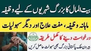 Bait-ul-Maal Pakistan: Monthly Aid & Support for Senior Citizens | Full Guide