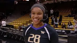 Washington women's volleyball's Crissy Jones talks win over Colorado