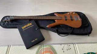 Mid 2000s German Warwick Corvette Standard 4 Bubinga Passive